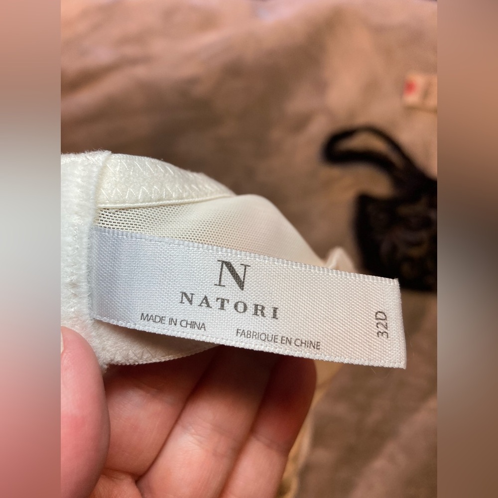 Natori Black, White, and Orange Bra Set - Picture 8 of 15